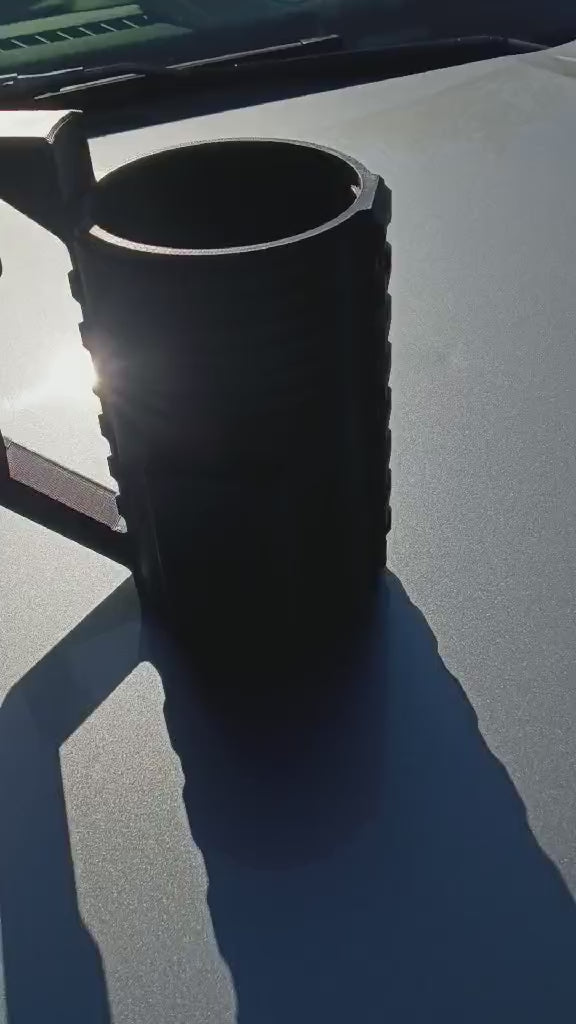 Red Bull Inspired Assault Koozie – 12 oz Slim Can Version