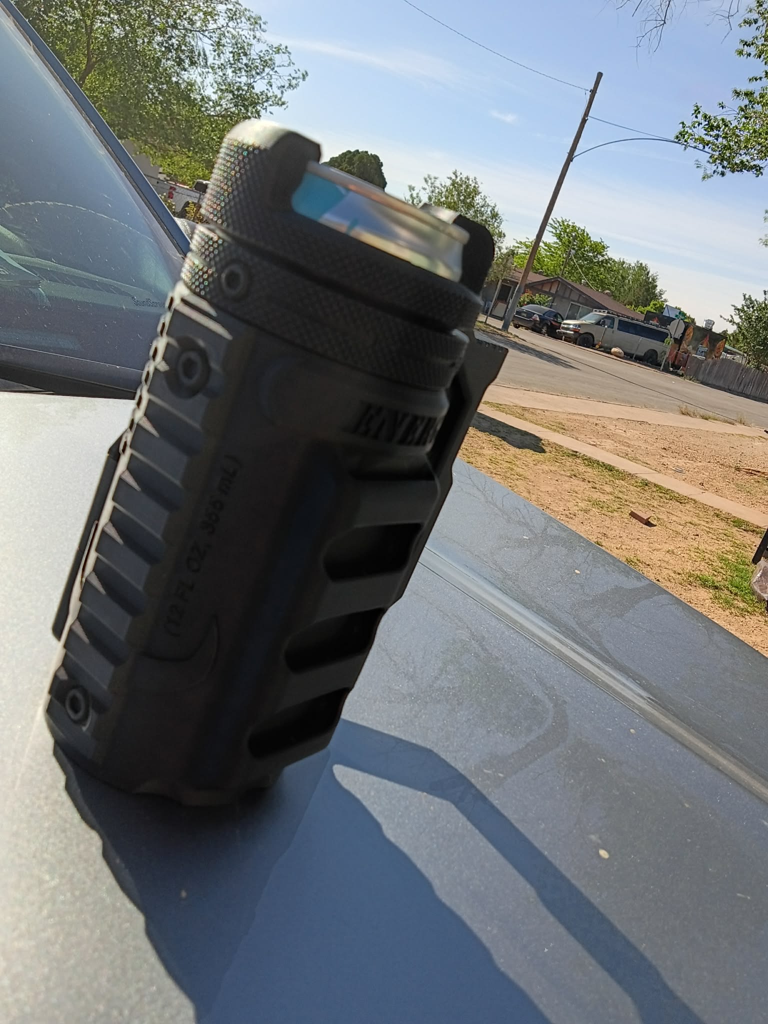 Red Bull Inspired Assault Koozie – 12 oz Slim Can Version